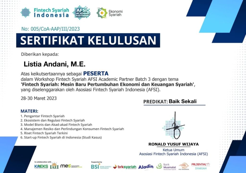 Ekonomi Syariah Universitas Siliwangi