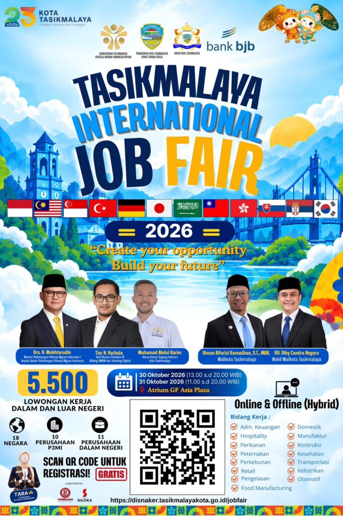 Poster Tasikmalaya International Job Fair 2026