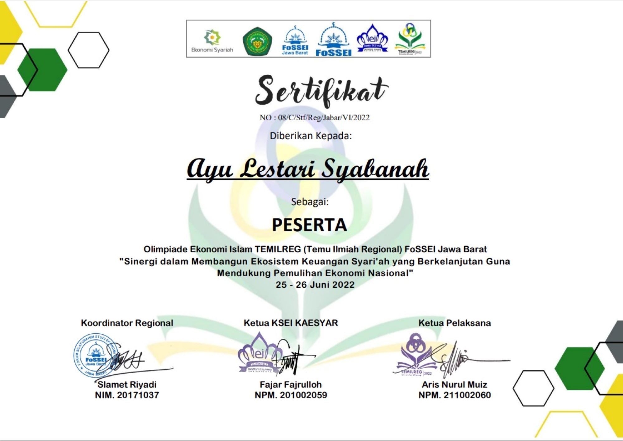 Ayu Lestari Syabanah