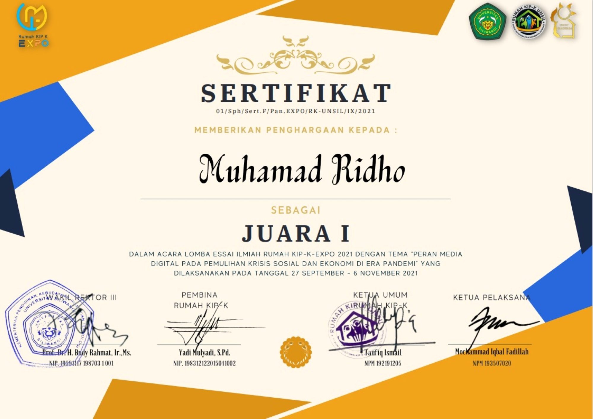 Muhamad Ridho 2