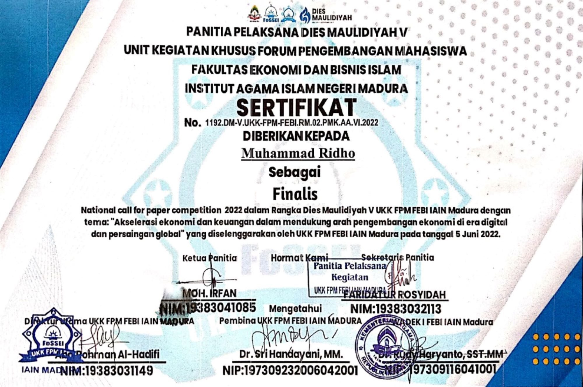 Muhammad Ridho 2