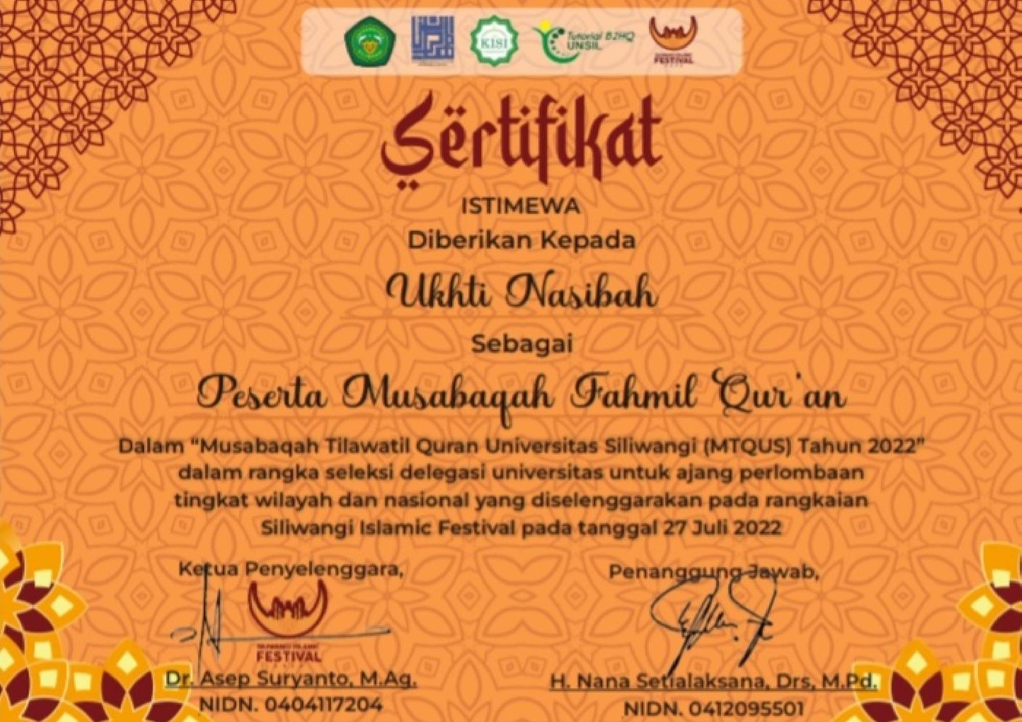 Ukhti Nasibah